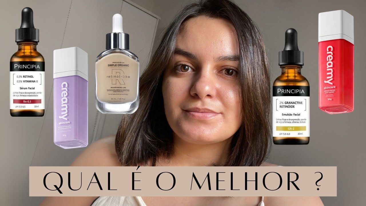Qual melhor retinol para o rosto em 2025? Qual o melhor retinol do mercado atual?