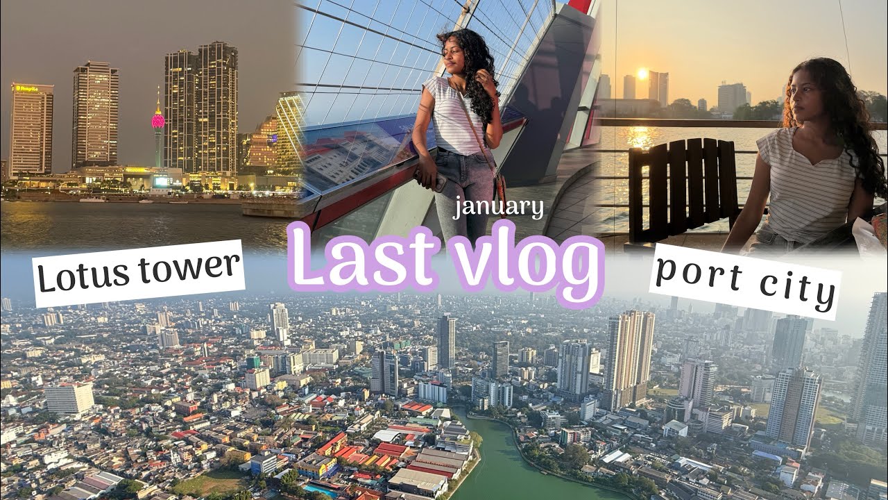 Colombo city view 😍🌷#සිංහලvlog 🎇Port City & Lotus Tower Sri Lanka🇱🇰 