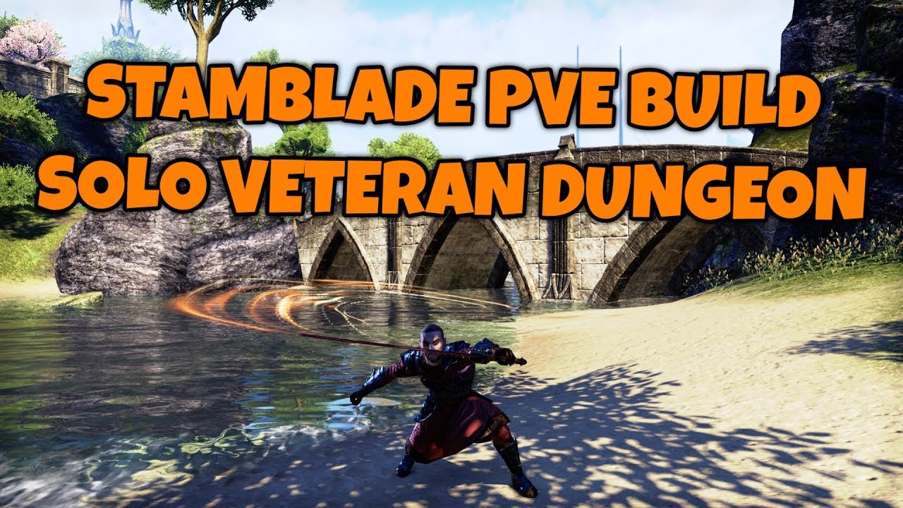 STAMINA NIGHTBLADE BUILD POD SOLO VETERAN DUNGEONY | ELDER SCROLLS ONLINE