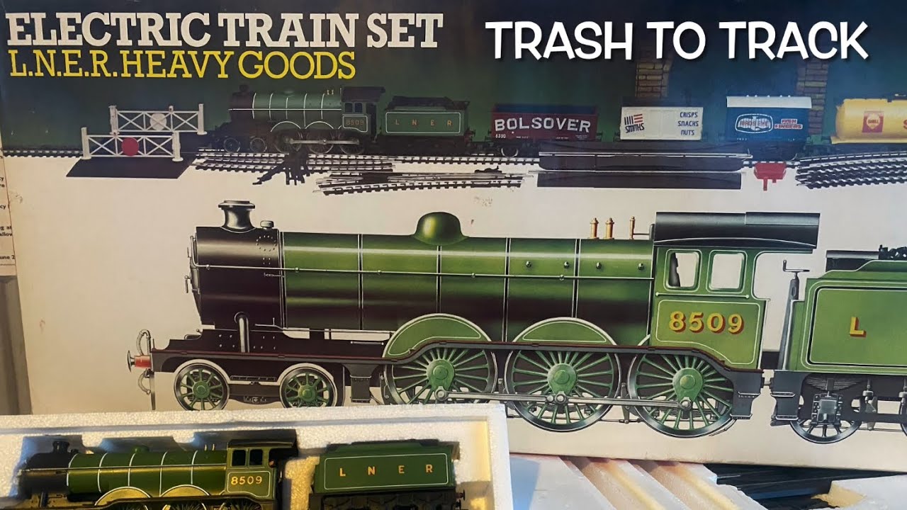 Trash to Track. Hornby LNER Heavy Goods Train Set.