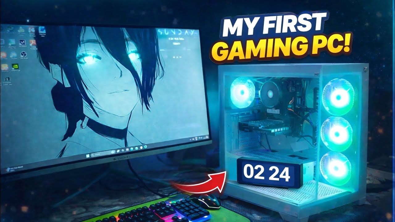 Dream Gaming Setup Complete! My First Gaming PC Build 💻✨