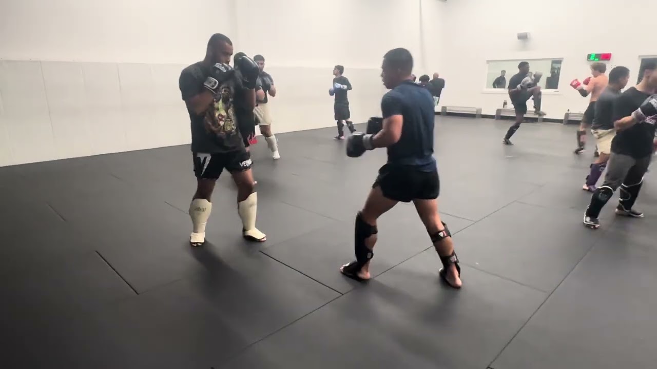 I’m doing hard spar today