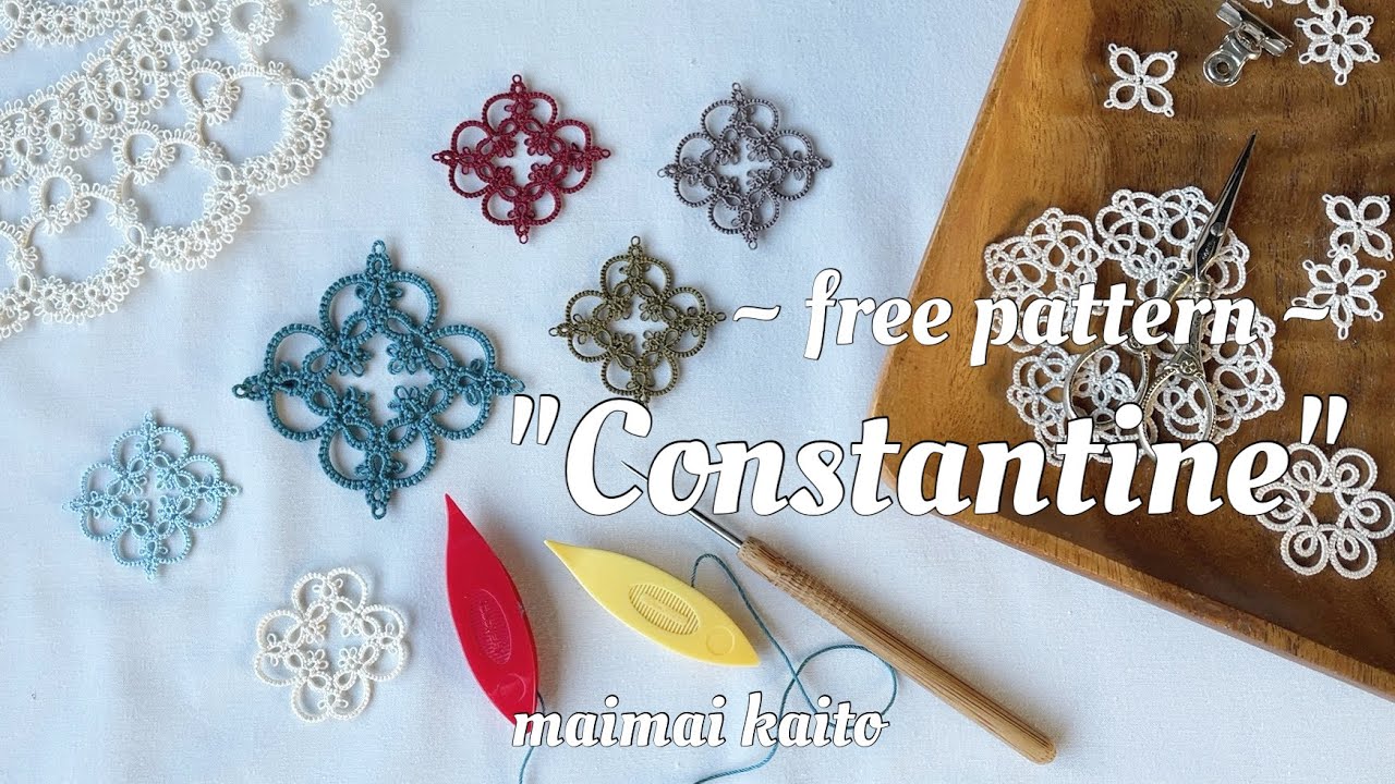 「コンスタンチン」タティングレース Tatting lace 