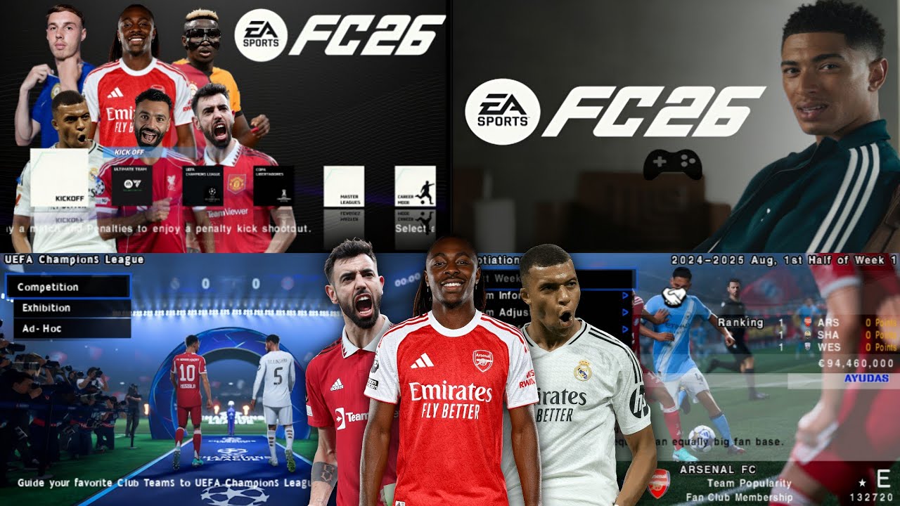 EA SPORTS FC 26 PPSSPP NEW UPDATE  LATEST TRANSFERS & REAL FACES 2025/26 ANDROID OFFLINE