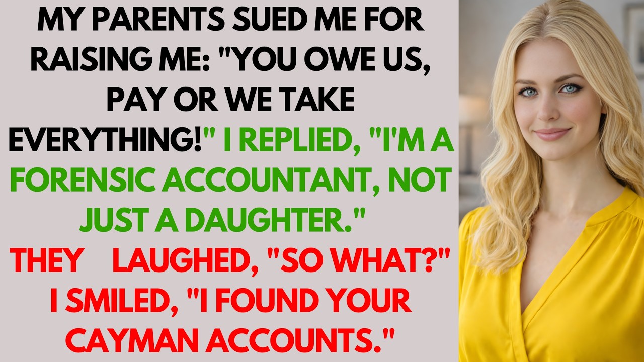 Parents Sued Me “Pay Us or Lose Everything”—So I Smiled and Said, “I Found Your Cayman Accounts.”