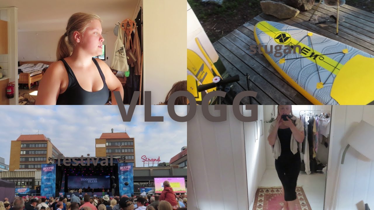 Stugan, SUP och RIXFM festival | VLOGG