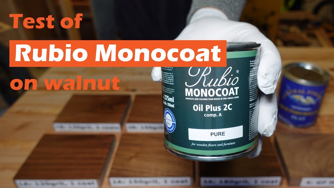 Тест Rubio Monocoat на орехе