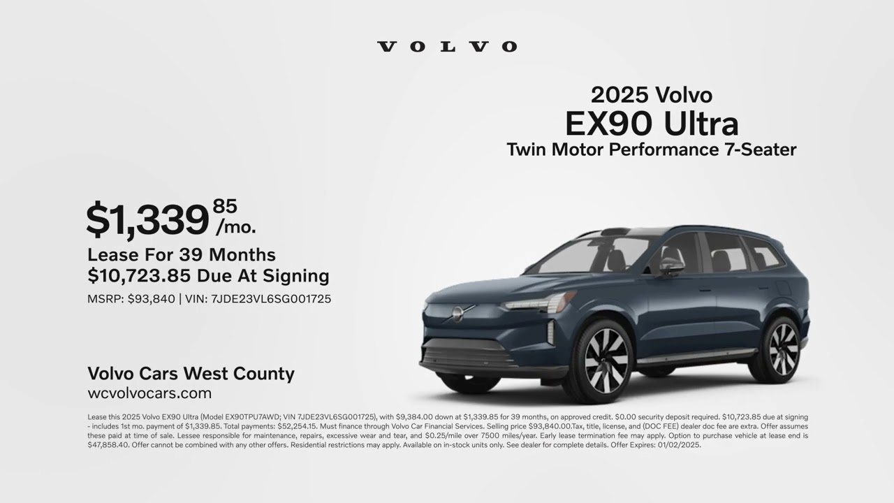 Volvo EX90 12/14/2024 4678485