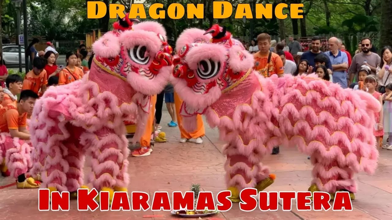 Dragon Dance in Kiaramas Sutera Condominium Mont Kiara