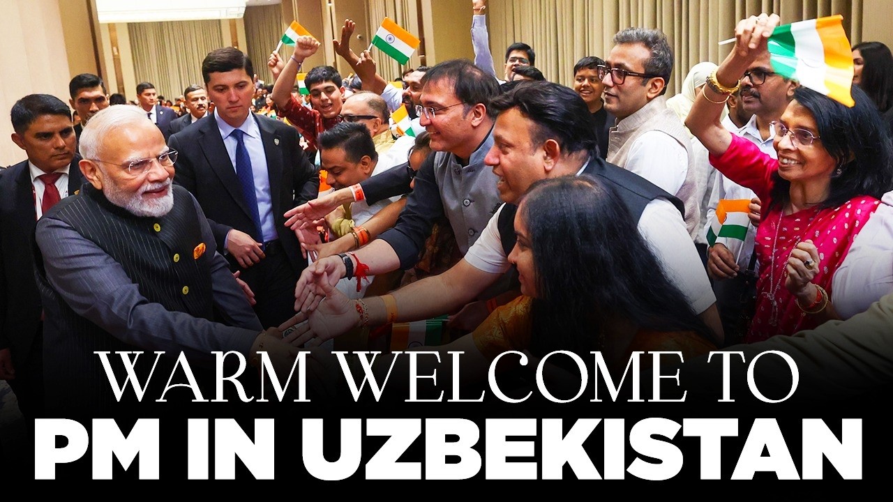 LIVE: PM Modi arrives to a warm welcome in Uzbekistan