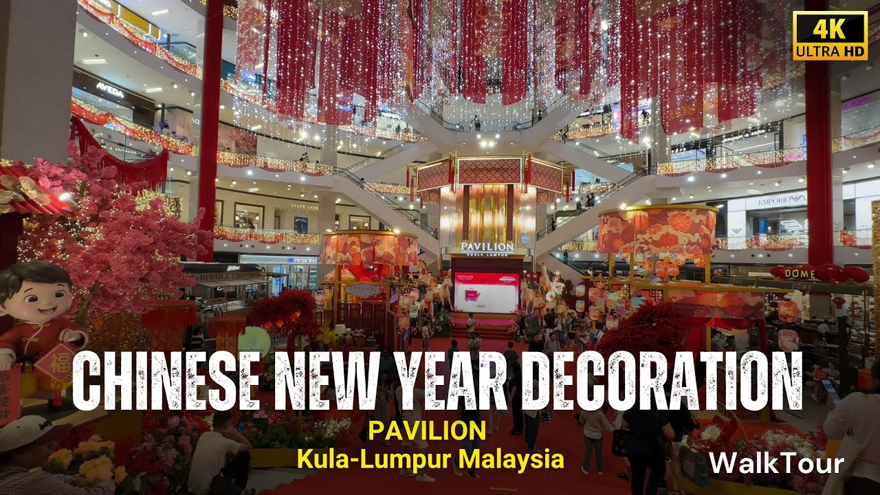 Chinese New Year Preparation at Pavilion Kuala Lumpur 🎆 | 4K 60FPS Walk