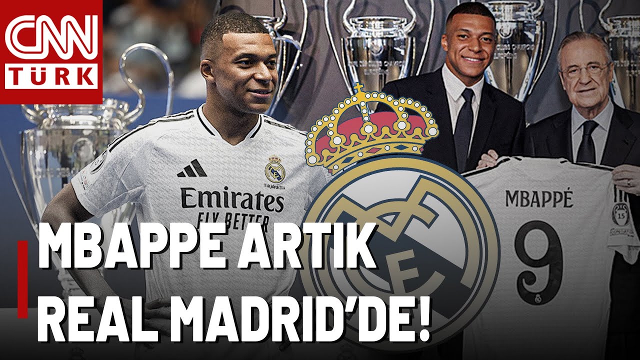 Церемония подписания контракта Мбаппе из «Реала» на стадионе: историческое подписание было...