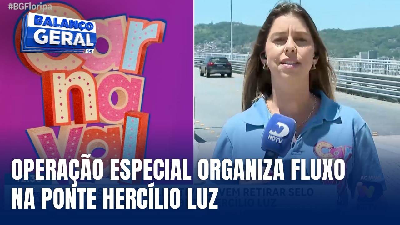 Ponte Hercílio Luz terá operação especial de trânsito no Carnaval