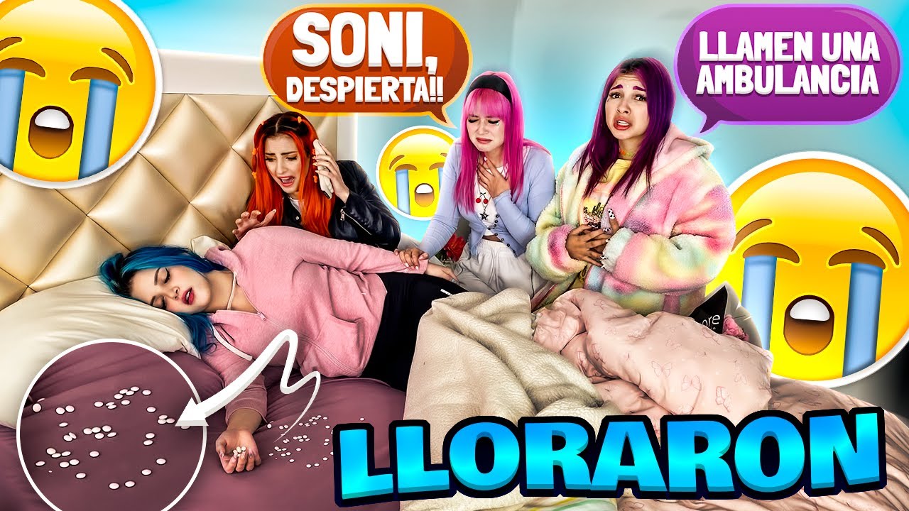&iexcl;FING&Iacute; MI MUERTE! BROMA PESADA A MIS AMIGAS - Coloridas