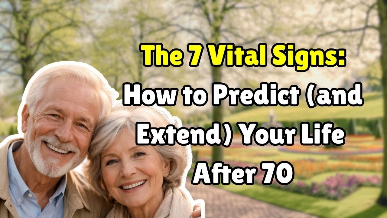🧬 The 7 Vital Signs: How to Predict (and Extend) Your Life After 70