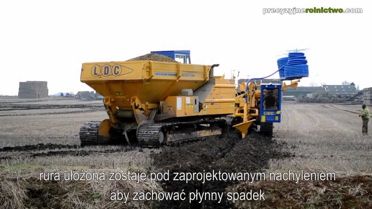 Mastenbroek 30/20 układanie melioracji z Trimble Autopilot