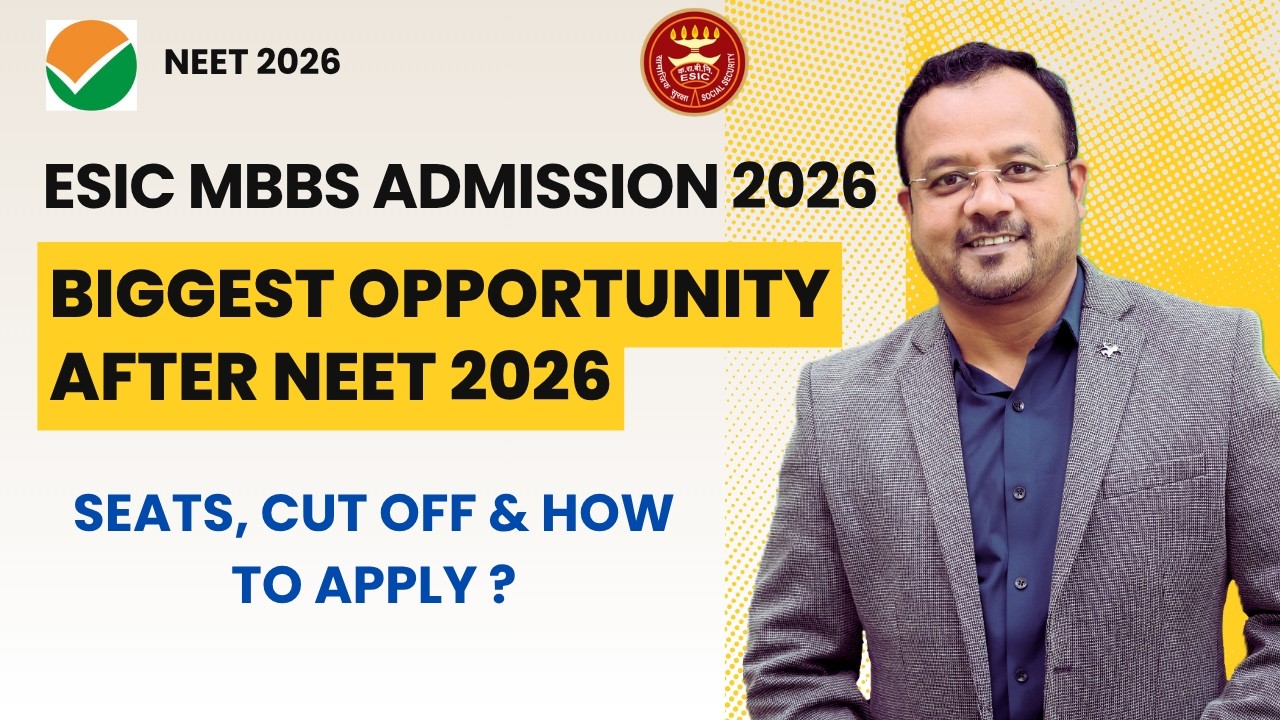 ESIC Medical Colleges Admission 2026: Seats Breakdown, Cutoff & Important Dates
