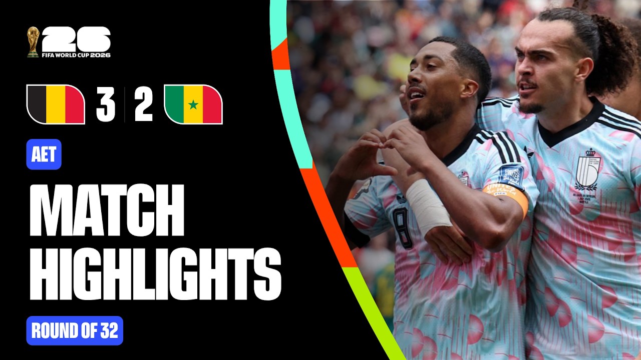 Highlights | Belgium 3-2 Senegal | FIFA World Cup 2026&trade;