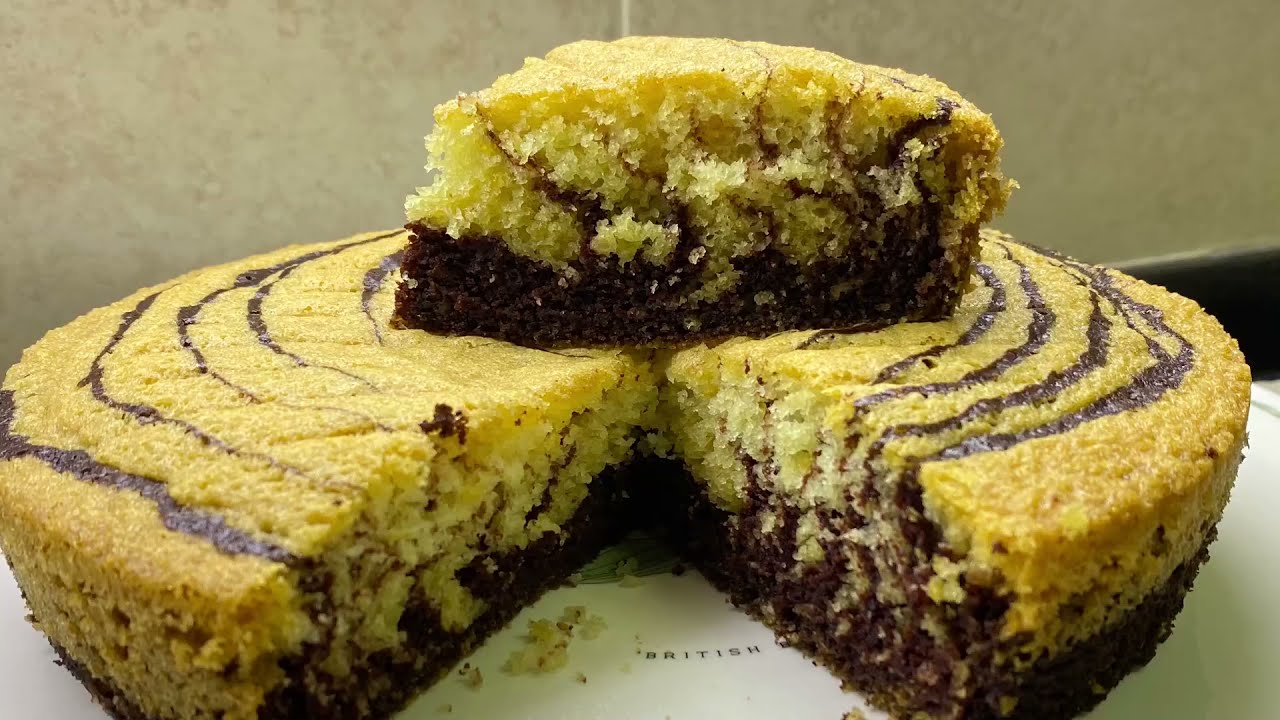 How to make zebra cake? The recipe is so easy.