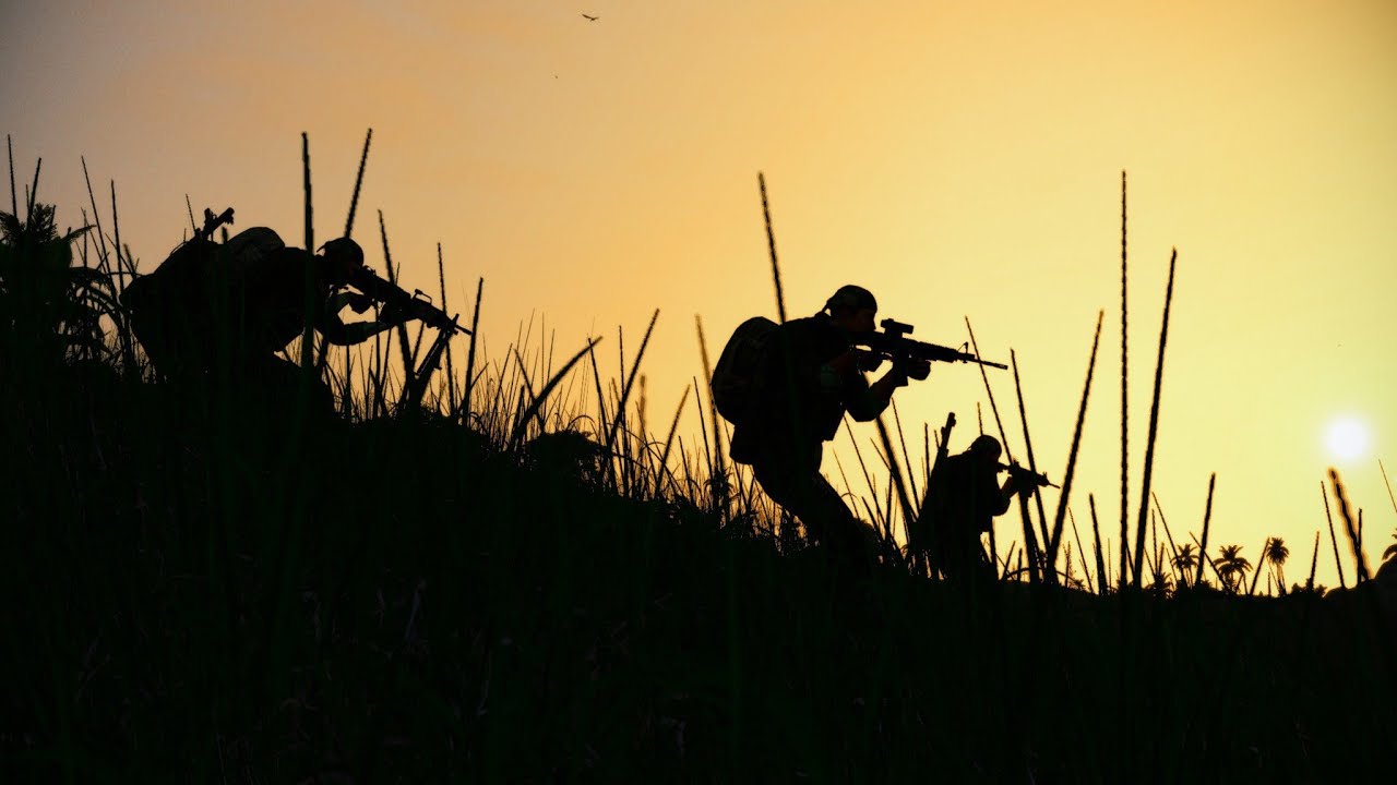 ArmA 3 / Proelium Curfew mission in 2 player co-op (+chatting with dev of Proelium) [FR/ENG]