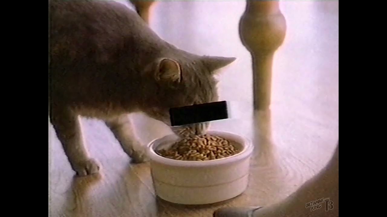 Meow Mix Cat Food Commercial 1989