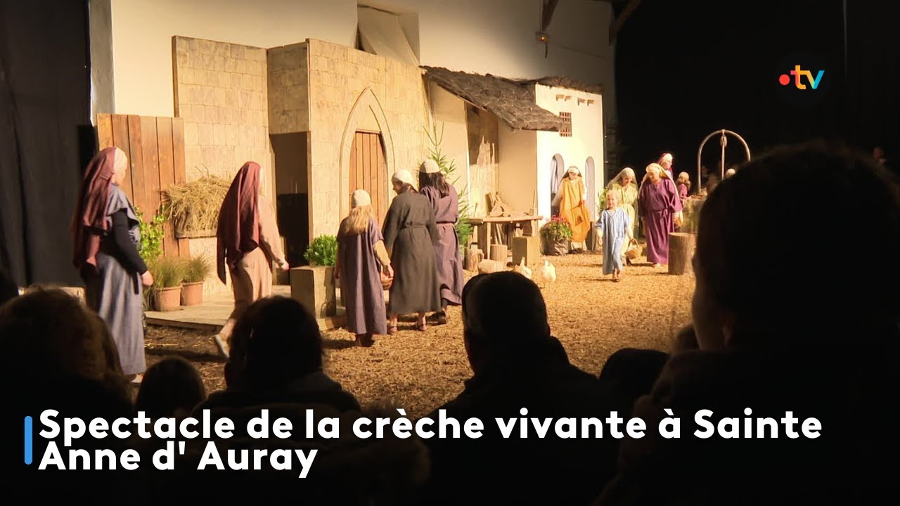 Spectacle de la crèche vivante à Sainte Anne d' Auray