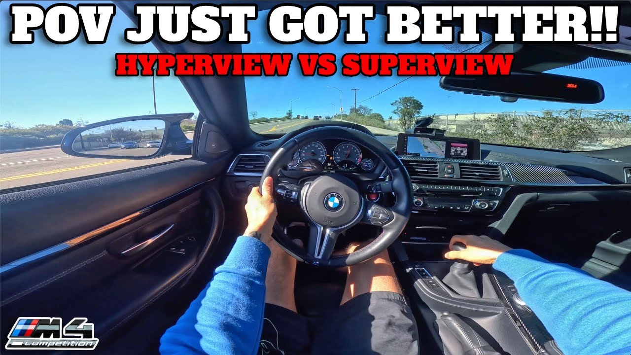 Is This The BEST NEW POV Setting?! GoPro Hero 11 Superview vs Hyperview in BMW M4 Competition F82