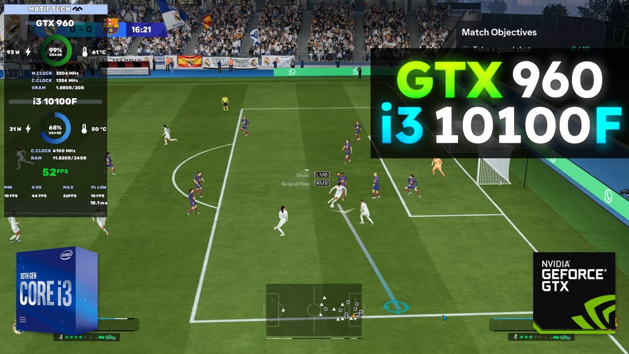 EA SPORTS FC™ 26 на GTX 960 + i3 10100F ⚽