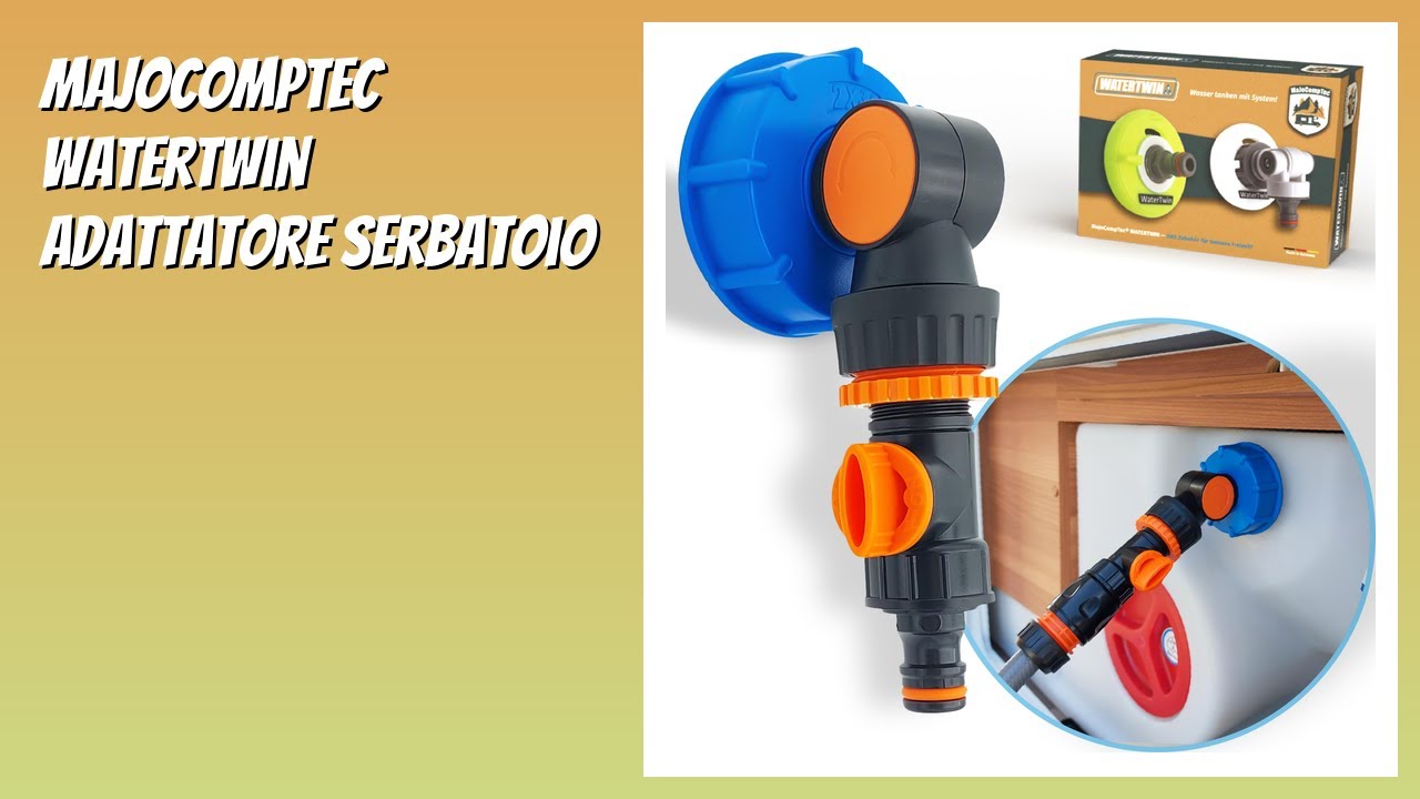 RECENSIONE (2026) : MaJoCompTec Watertwin Adattatore Serbatoio. DETTAGLI