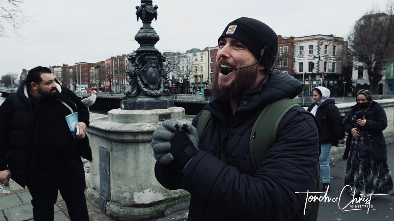 Walking the streets of Dublin, Ireland with the gospel of Jesus Christ