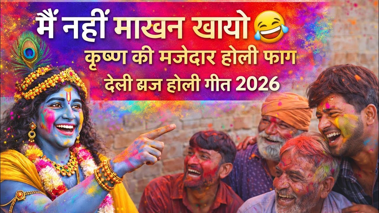 मैं नहीं माखन खायो 😂 | ब्रज की पारंपरिक होली फाग | Desi Braj Holi Song 2026 | #dehatifaag #narikhera