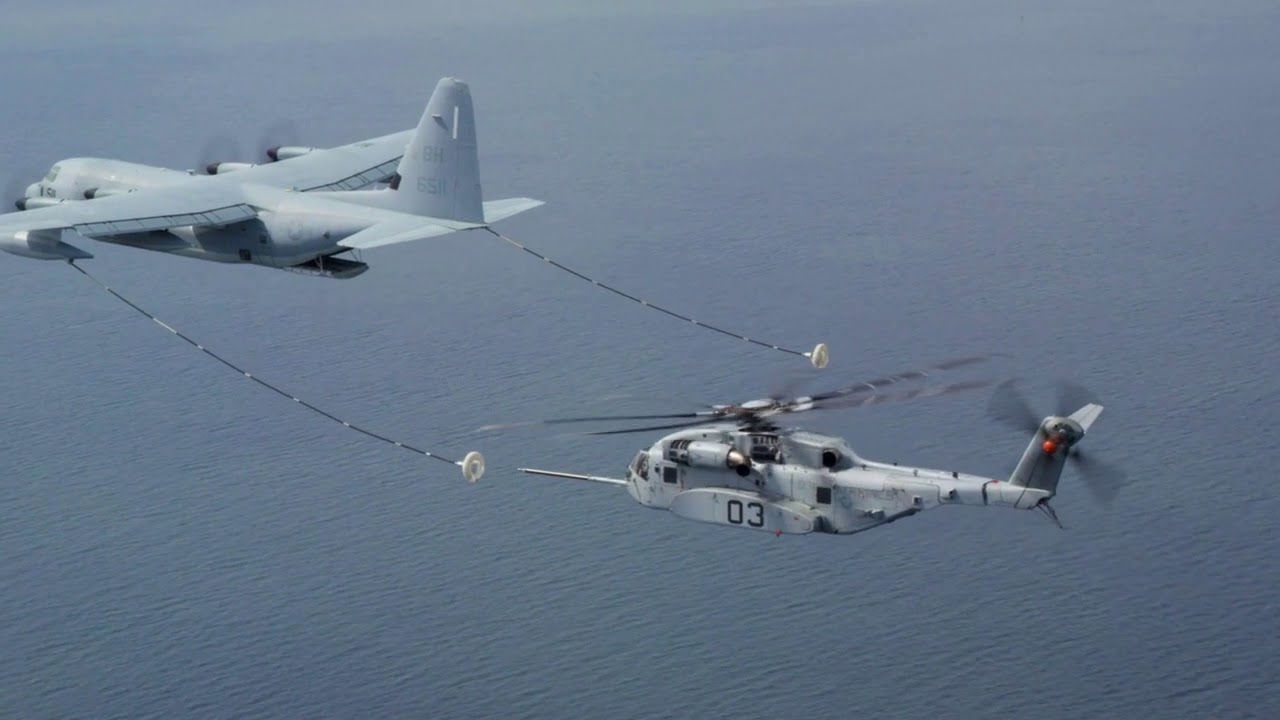 Sikorsky CH-53K King Stallion refueling tests