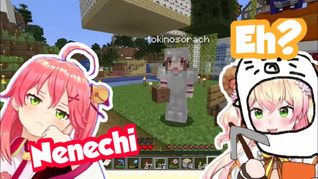 Miko getting jealous to Nene because of Sora-chan