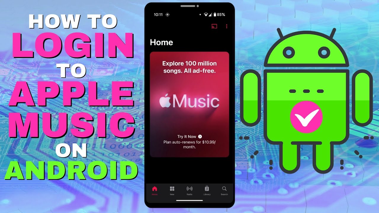 How to Login to Apple Music on Android Phone (Tutorial)