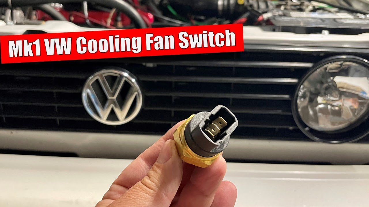 Тестирование переключателя вентилятора охлаждающей жидкости VW Mk1