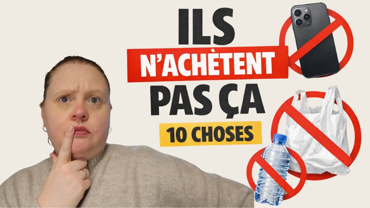 Les gens économes n’achètent jamais ces 10 choses