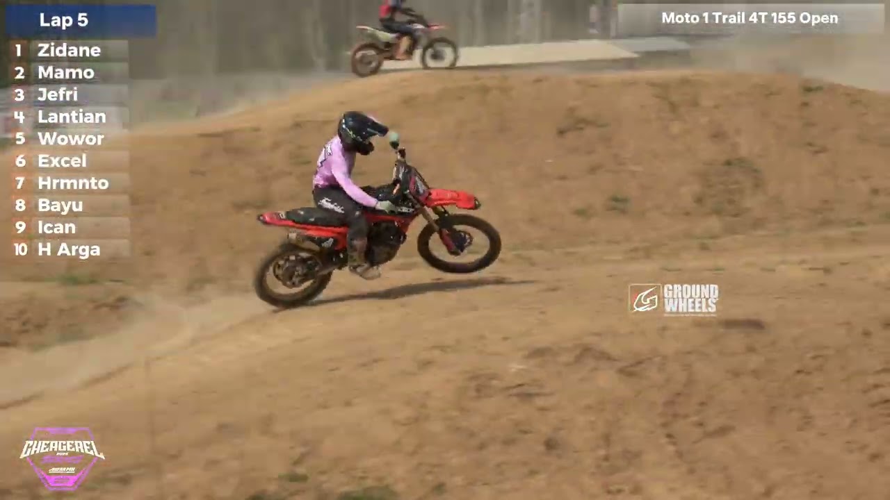 ADU KUAT Disiksa 10 Lap Plus Panas 32°c🔥 | Moto 1 Trail 4T Std 155cc Open Seri 1 Gheagerel Aufar MX