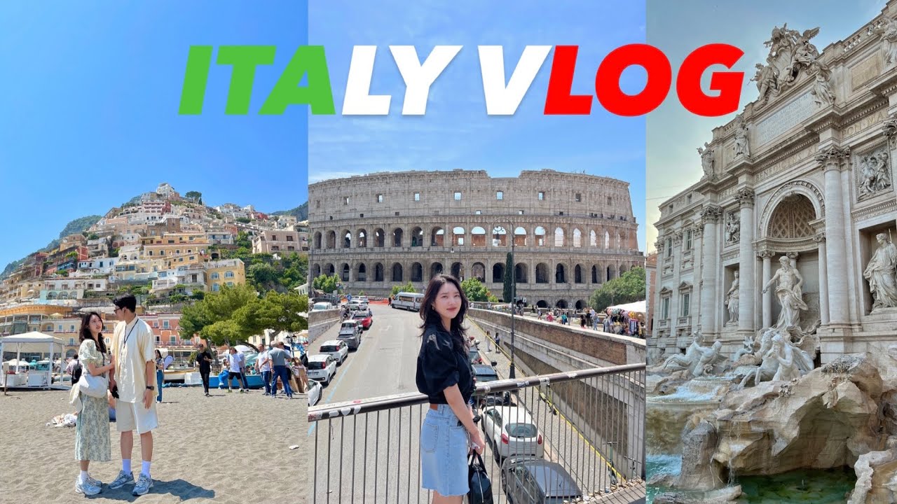 [🇮🇹VLOG]이탈리아여행ep.3ㅣ포지타노,폼페이,로마ㅣ남부투어 폼 미쳤ㅣ신혼부부 8박10일 여행