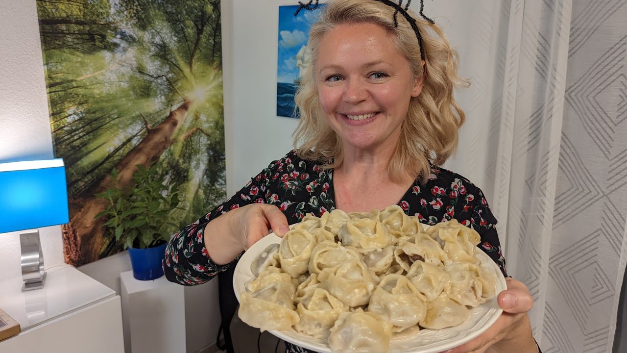 Die könnte ich jeden Tag essen! Teigtaschen mit Hackfleisch 😋 Manty