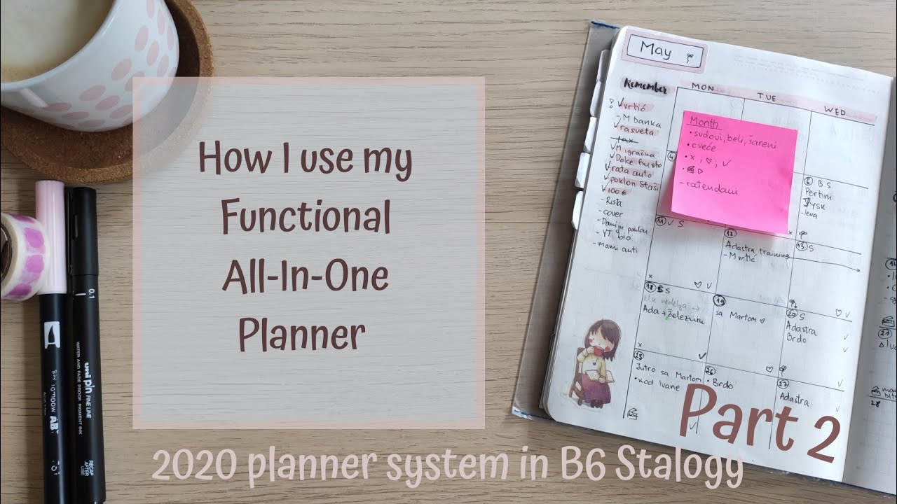 My 2020 planning system in B6 Stalogy (Part 2) | How I use my functional all-in-one planner