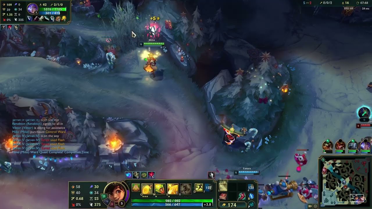 League of Legends: support Milio with adc Yunara - Game 41