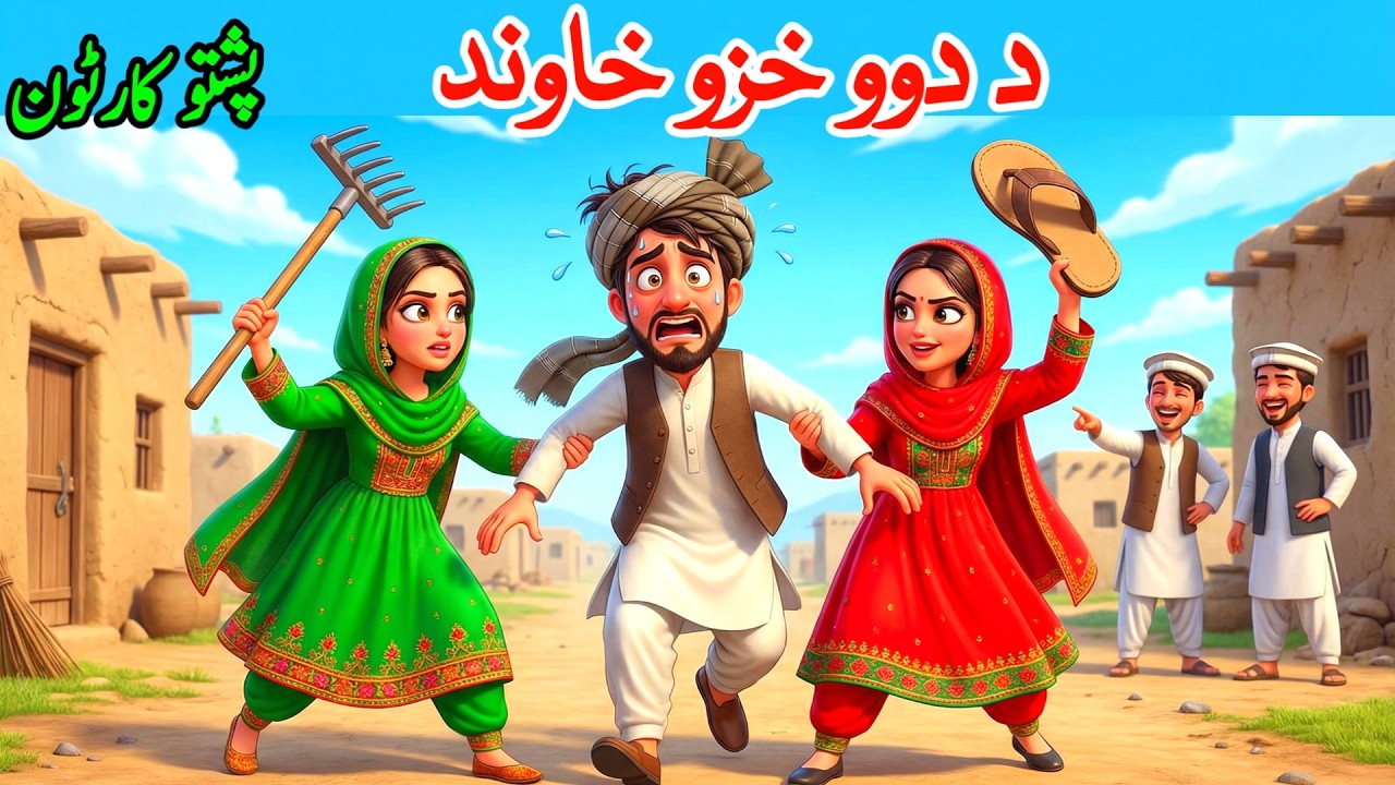 کورنی جنگ | Pashto cartoon story | Family War