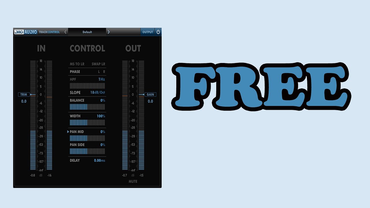 FREE Track Control by DMGAudio