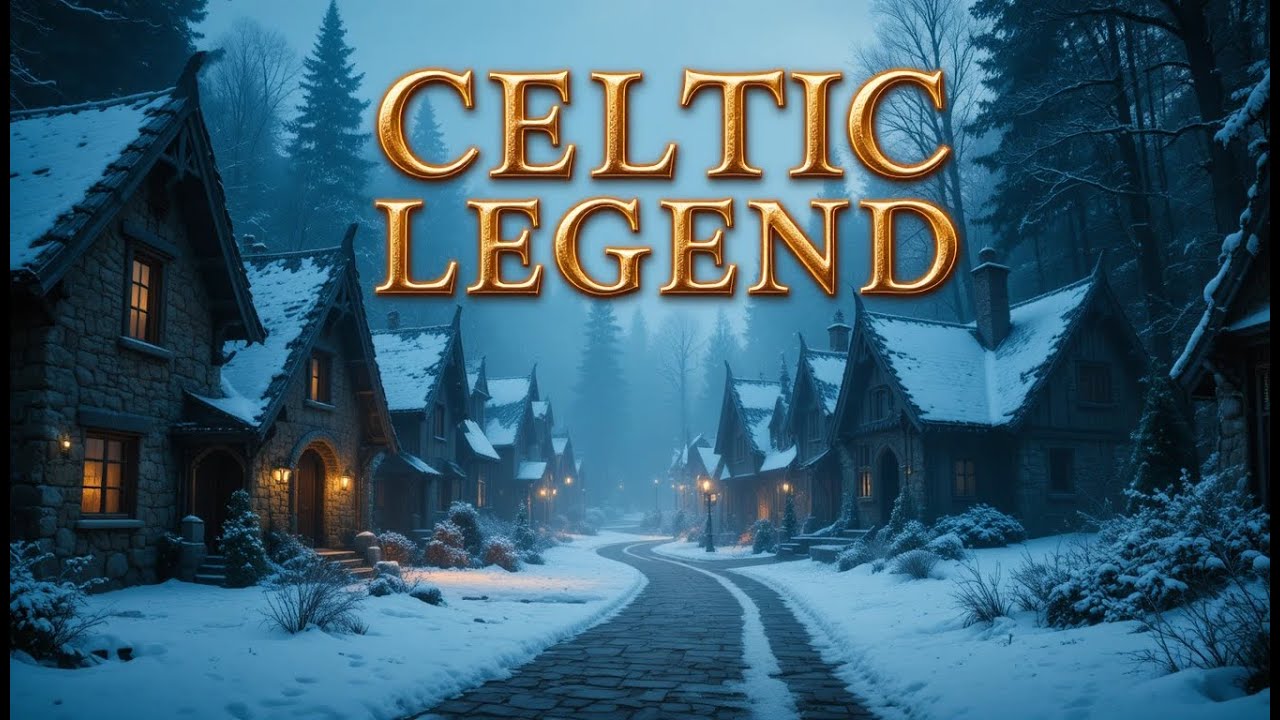 Celtic Legend ❄️ Silent Winter Village Ambience | Medieval Calm & Sleep Music