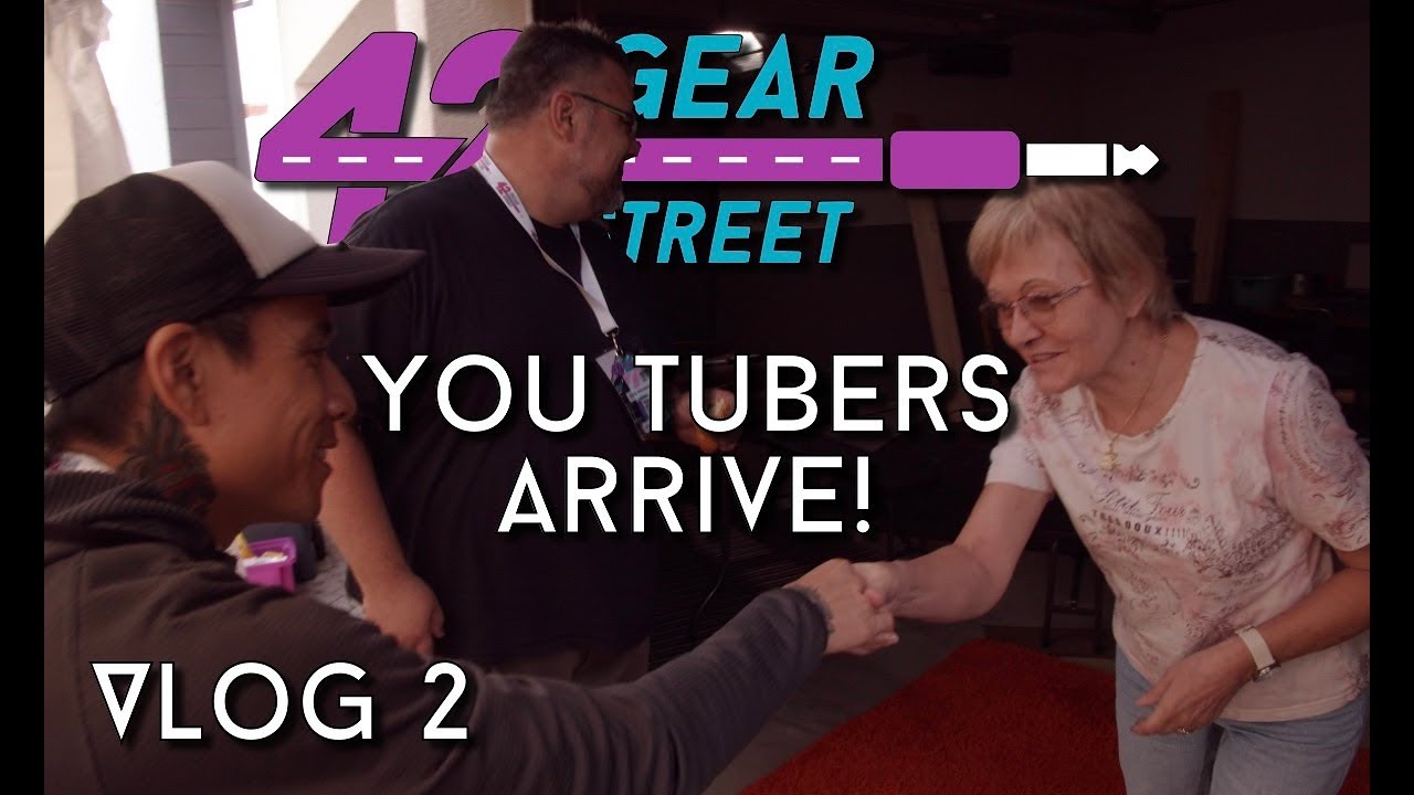 My friends arrive at 42 Gear Street! 