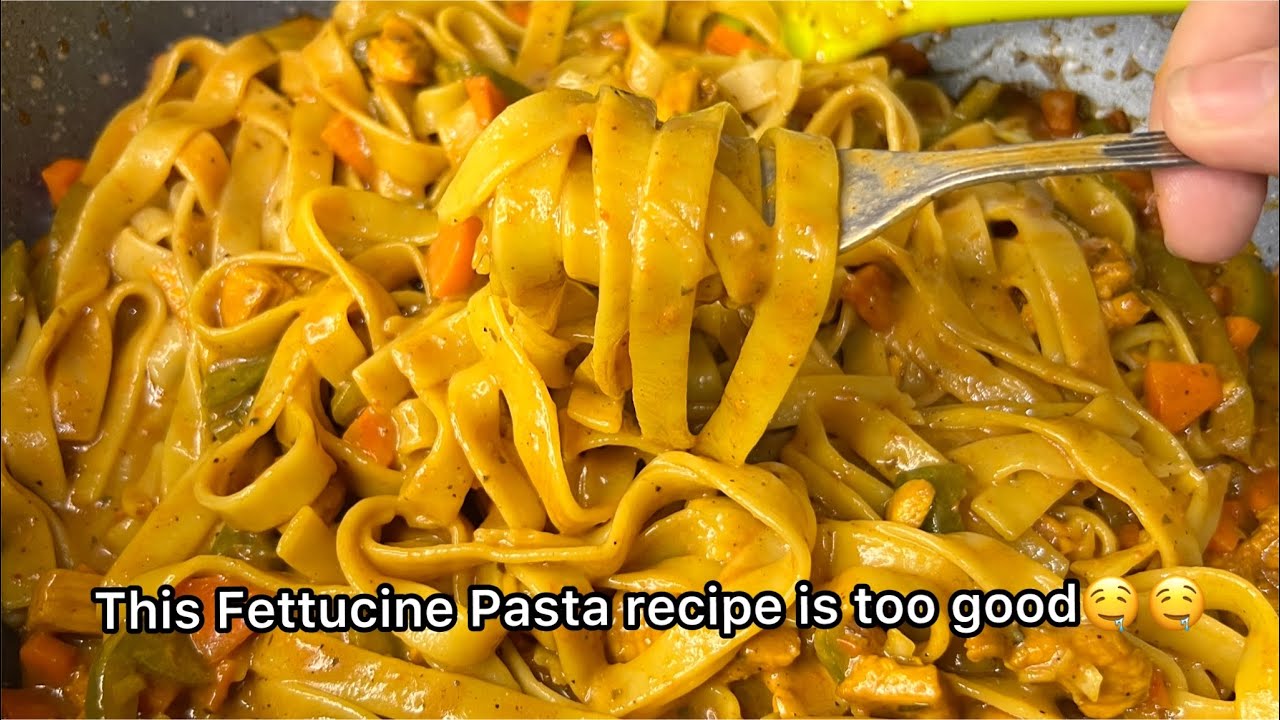 This Fettuccine pasta recipe will level up your pasta game❤️