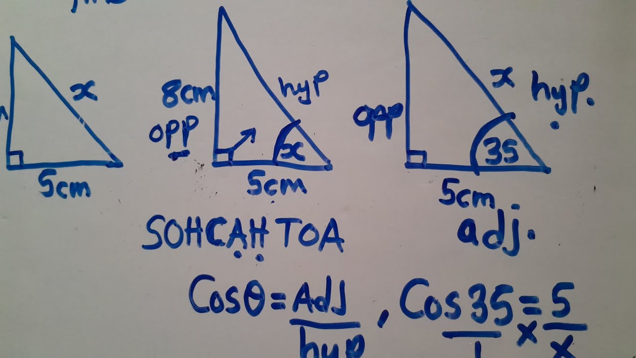 Trigonometric Ratios - SOHCAHTOA || Harrison J Zulu Tutor