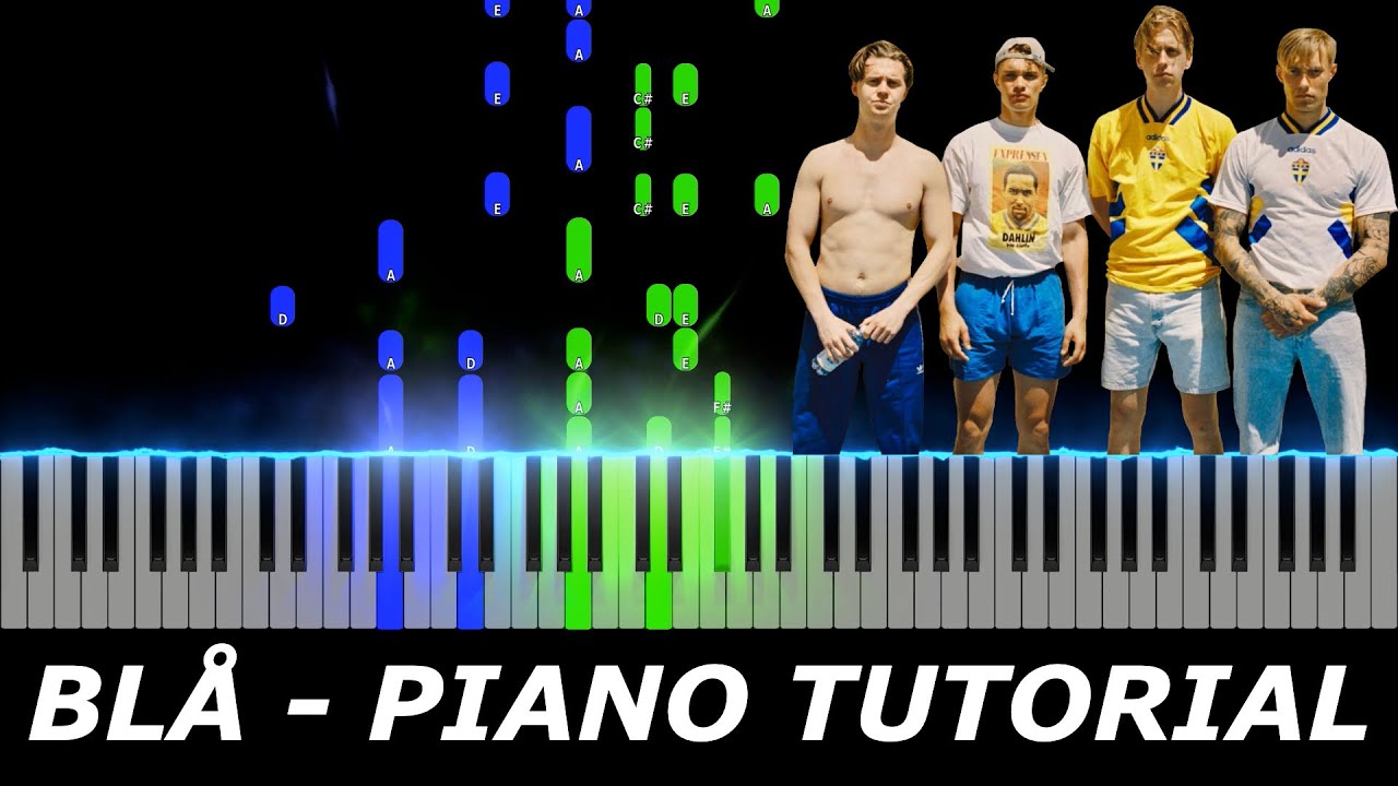 Blå - Hov1 | Piano Tutorial
