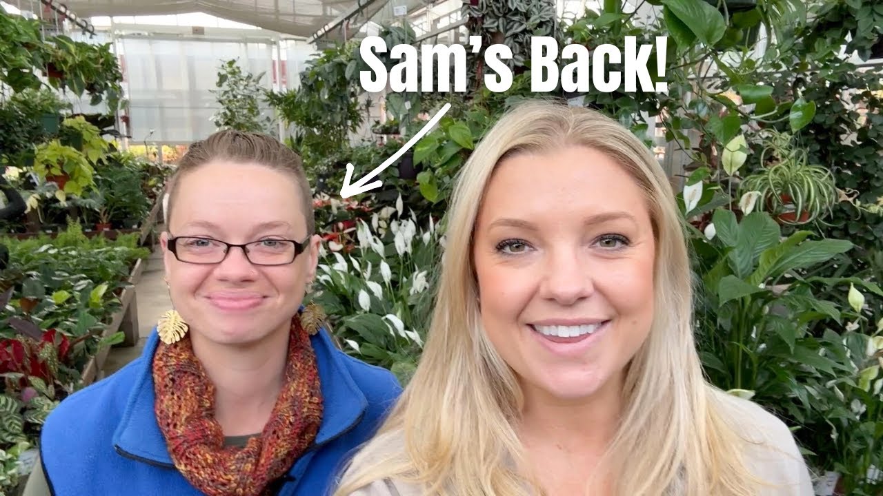 Greenhouse Tour with a Houseplant EXPERT! 🪴 :: Spending the Day in the Greenhouse with Sam!