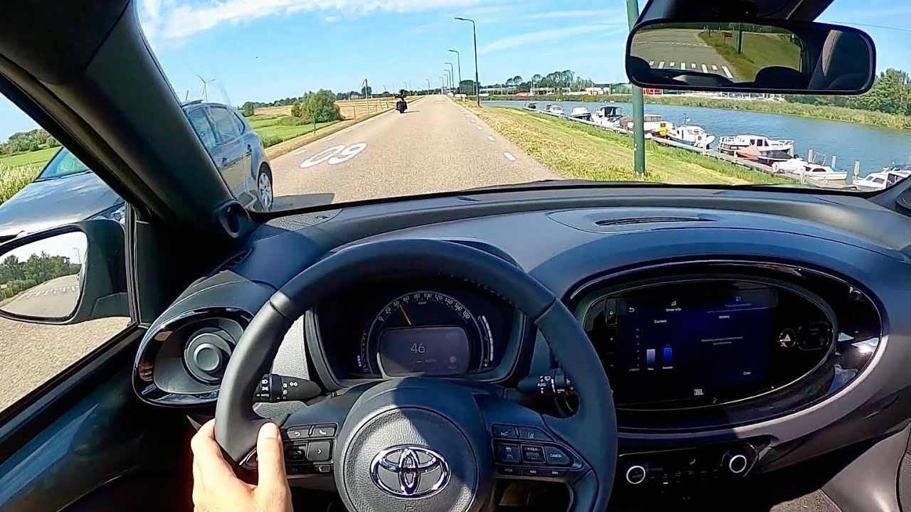 The New TOYOTA AYGO X 2022 POV Test Drive & Exterior & Interior | The Best City Car!